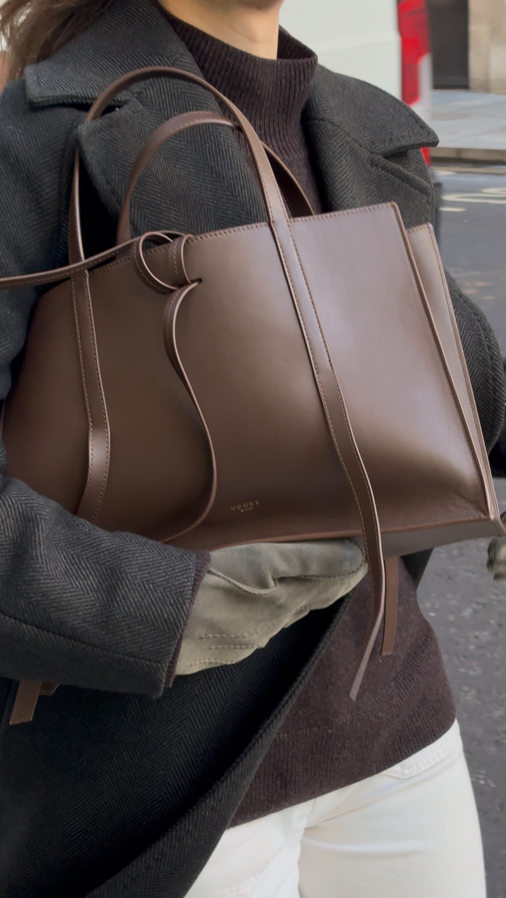 Elise Handbag Brown Diamond