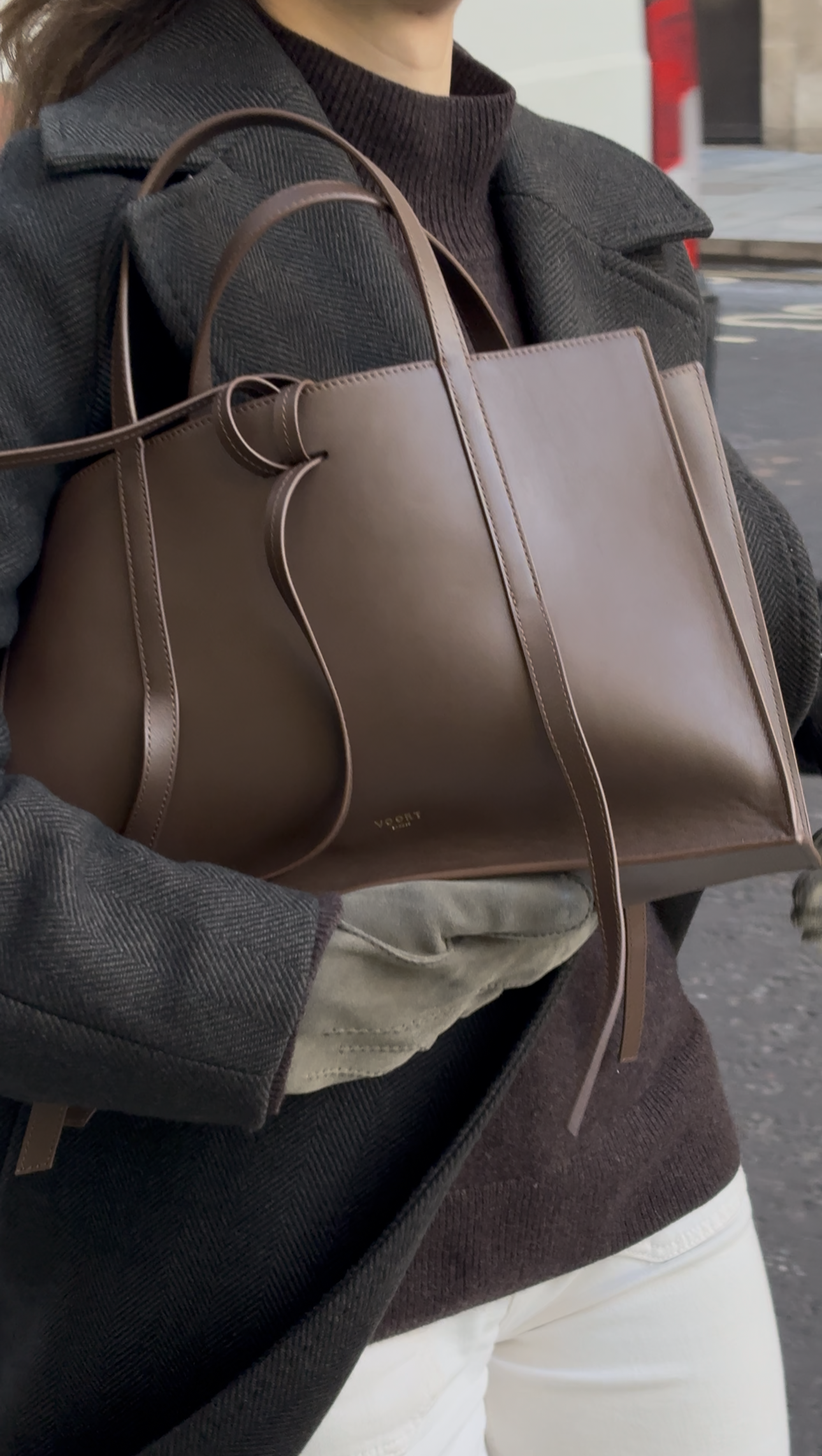 Elise Handbag Brown Diamond